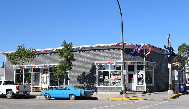 H. P. Tergesen's & Sons in Gimli. The store was constructed in 1898 and still operates today.