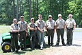 Maintenance Rangers and Park Staff at Holliday Lake State Park, USA