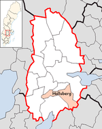 Localização da comunidade de Hallsberg