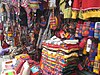 Handicrafts market in Santa Cruz street in La Paz.