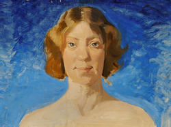 Harald Slott-Møller - Portræt af malerinden Bertha Dorph.png