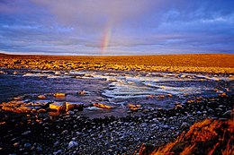 Tête des rapides d'évasion de la rivière Back en août 2006.jpg