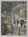 Christus geneest een zieke vrouw op de sabbath, James Tissot, 1886-1896
