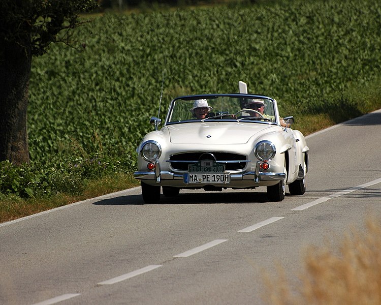 File:Heidelberg Historic 2015 - Mercedes Benz 190 SL Cabriolet 1961 2015-07-11 16-03-30.JPG