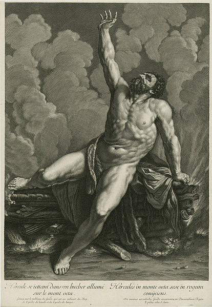 File:Hercules Sitting on a Burning Pyre on Mt. Eta by Gilles Rousselet.jpg