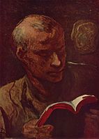 Reader, a painting by Honoré Daumier.