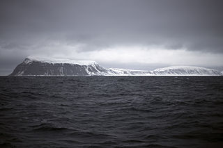 Iversenfjellet highest mountain of Hopen in the Svalbard archipelago