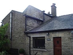 Horrocks Fold Farmhouse (Thimble Hall), North Turton.JPG