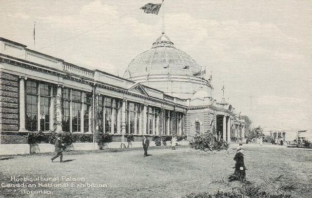 1927 postcard of the Horticultural Palace at the Canadian National Exhibition, Toronto, Ontario, Canada