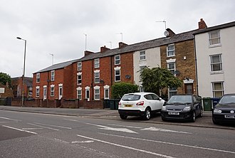 Castle Street in 2016 Houses on Castle Street, Banbury (geograph 4973916).jpg