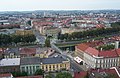 Hradec Králové: pohled směrem k nádraží