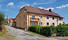 Čeština: Dům s obecním úřadem v obci Hradišti English: Municipal office in Hradiště village, Czech Republic.