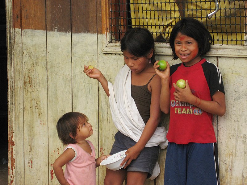 File:Huaorani kids.jpg