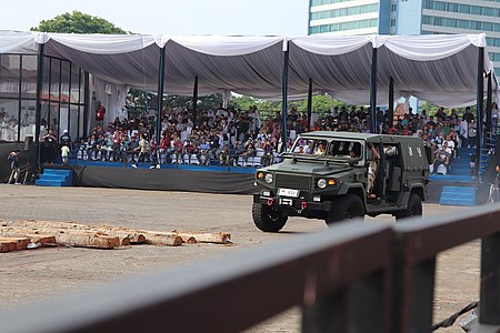 Soft top variant, at the closing of Indo Defence 2018.