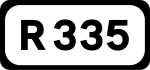 Straßenschild R335}}