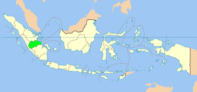 Location of Jambi in Indonesia