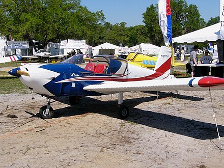 Thorp T-211 Sky Skooter on display at the IndUS Aviation booth at Sun 'n Fun 2006 Indus Thorp T211 Sky Scooter N211TH 01.JPG