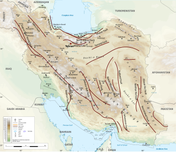 Iran Faults Iran Faults map.svg