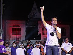 Isko Moreno rally Aguinaldo Shrine Domagoso speech handsign