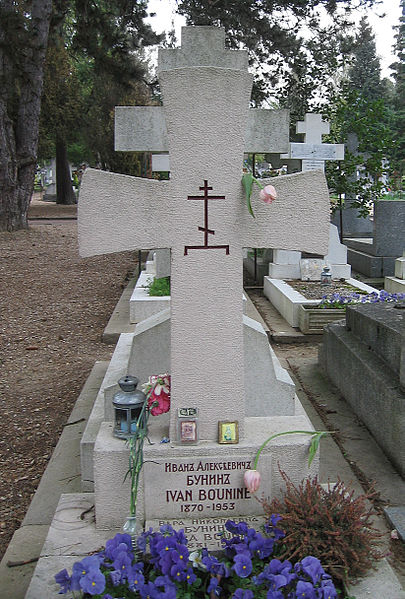 File:Ivan Bunins grave.jpg