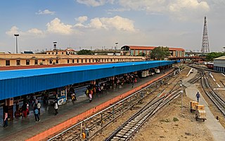 Jaipur 03-2016 31 Jaipur railway station.jpg