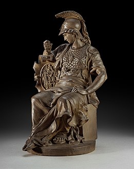 Jan Frans Deckers, Gehelmde Minerva,Koninklijk Museum voor Schone Kunsten Antwerpen (bruikleen Erfgoedfonds, Koning Boudewijnstichting)
