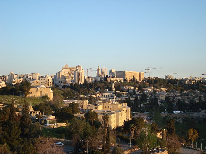 File:Jerusalem Skyline at sunrise of "Birkas HaChamah".JPG