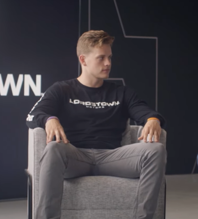 Burrow during an interview with Lordstown Motors