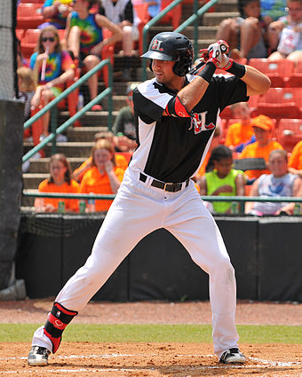 Gallo with the Hickory Crawdads in 2013