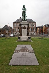 John Cockerill statue and tomb