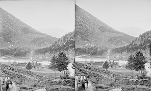 Джостедаль шіркеуі және тамақтану орны, шамамен 1898. (12609012913) .jpg