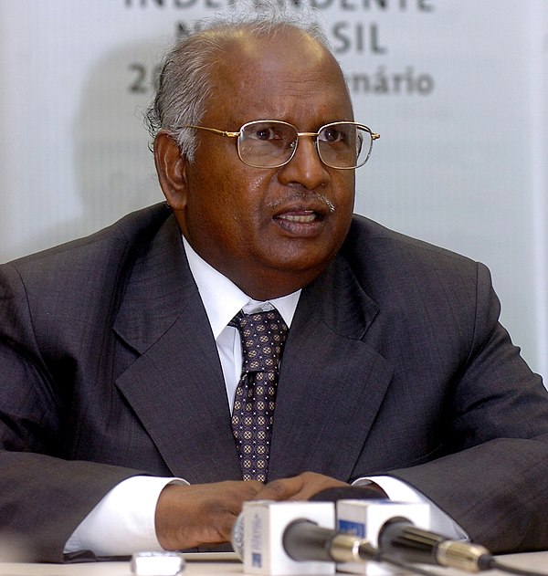 Justice K. G. Balakrishnan, during an official visit to Brasília in 2008