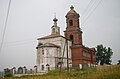 Троицкая церковь в с. Вильгорт. Белая часть - старая (1779), красная - новая (1902)