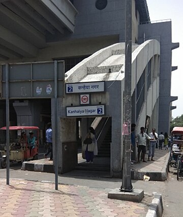 Kanhaiya Nagar metro station