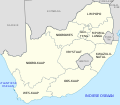 Kaart van Suid-Afrika met Afrikaanse byskrifte.svg
