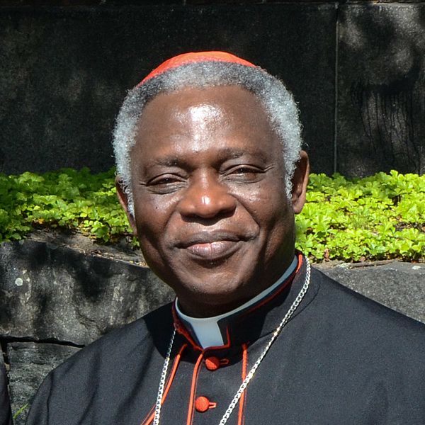 Cardinal Turkson pictured in Helsinki, Finland, in 2016