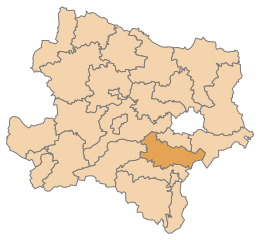 Distret de Baden - Localizazion
