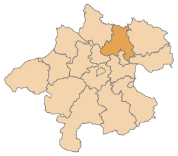 Districtul Urfahr-Umgebung - Harta