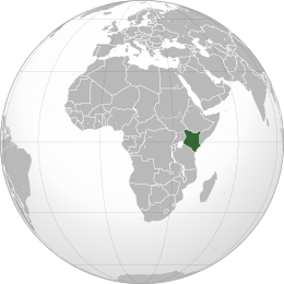 Map of Kenya