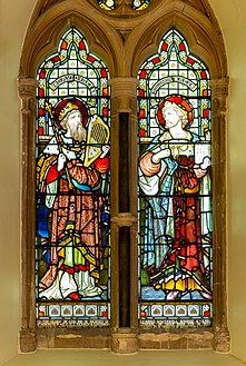 King Solomon & King David Stained Glass at St. Davids Naas King Solomon and King David Stained Glass Window.jpg