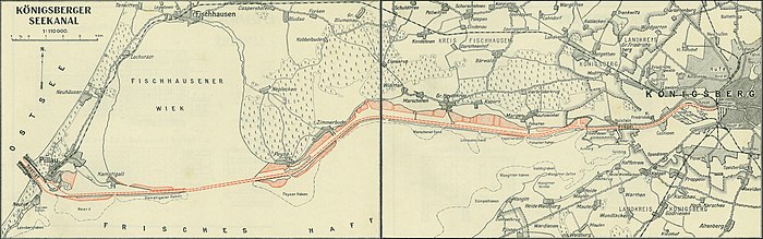 Plan kanału z 1927 r.