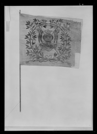 Kompagniflag ved Nylands regiment efter 1686 forordningen - Livrustkammaren - 77482. tif