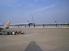 Concourse building under construction