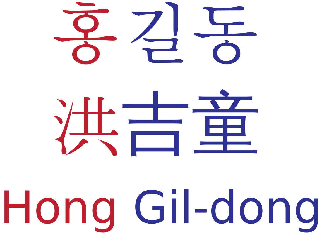 Korean name