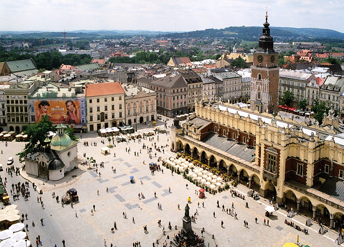 Place du marché principal de Cracovie