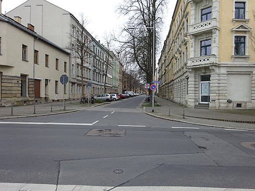 Kreuzung Zwickauer, Würzburger Straße Ri. Altplauen
