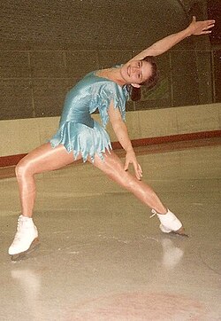 Czakó Krisztina a Budapest Sportcsarnokban 1994-ben