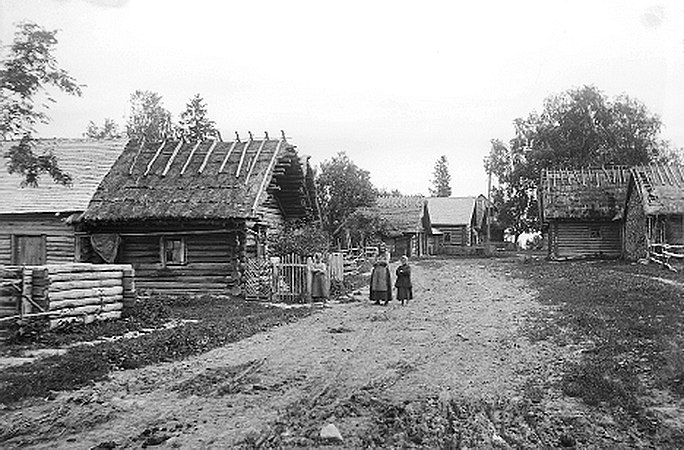 Gubanytsyn kylä.  1911