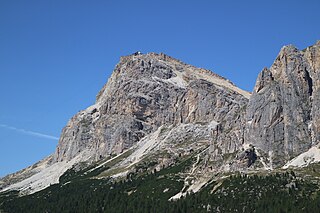 Lagazuoi Mountain in the Dolomites