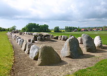 Langbett Wulfener Berg (Nachbau durch die Arbeitsgemeinschaft Schönes Wulfen e.V.)